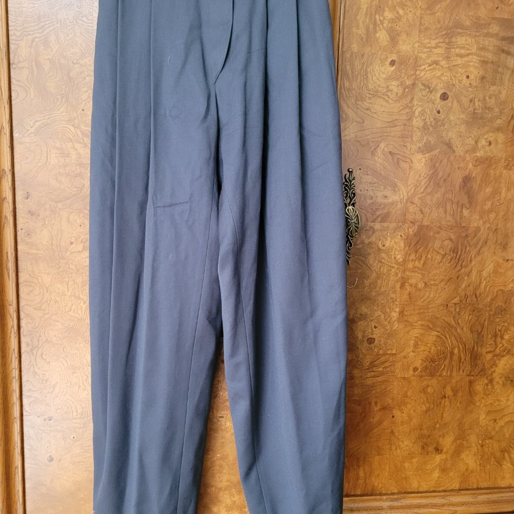 Krizia, wool slacks, size 38, made in Italy, grey